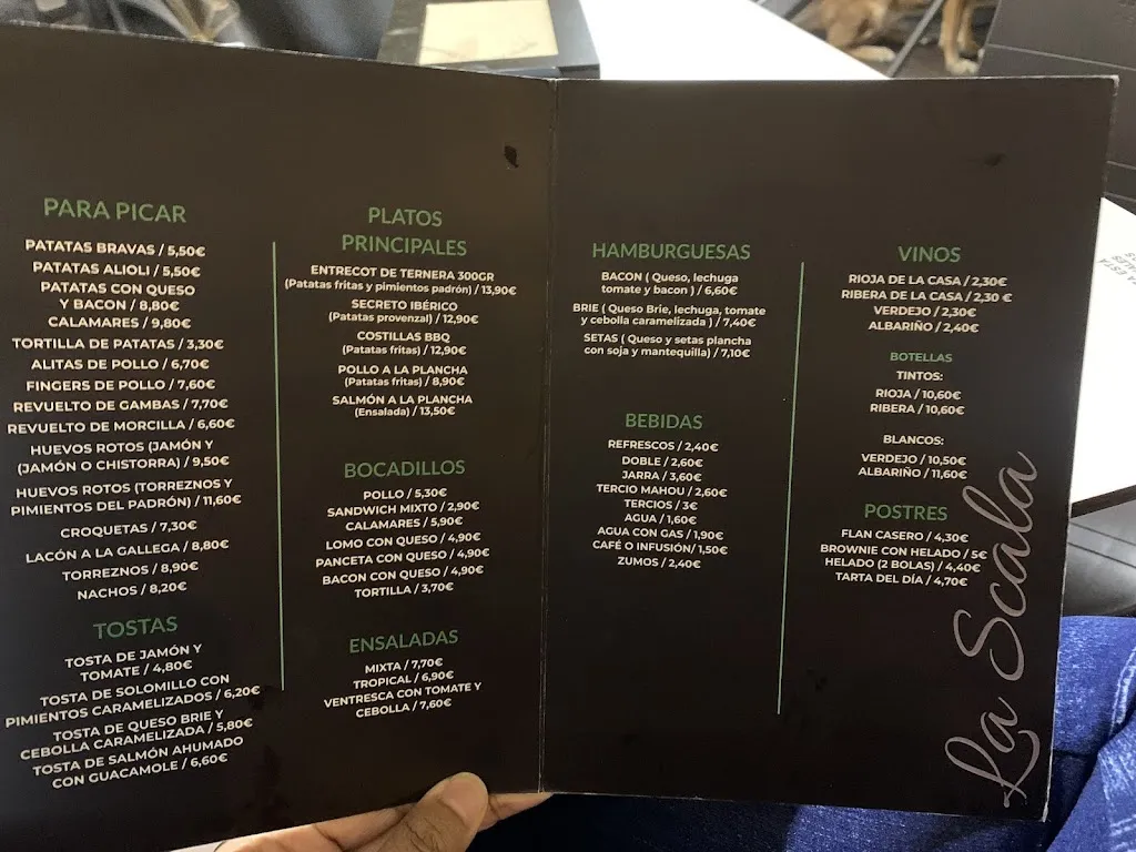 Menu_BAR LA SCALA_Zaida La_image_1