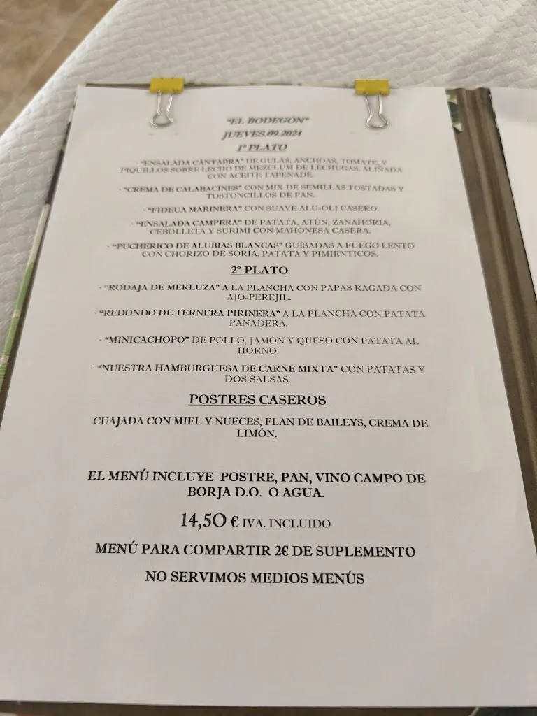 Menu_Restaurante El Bodegón_Villanueva de Gállego_image_3