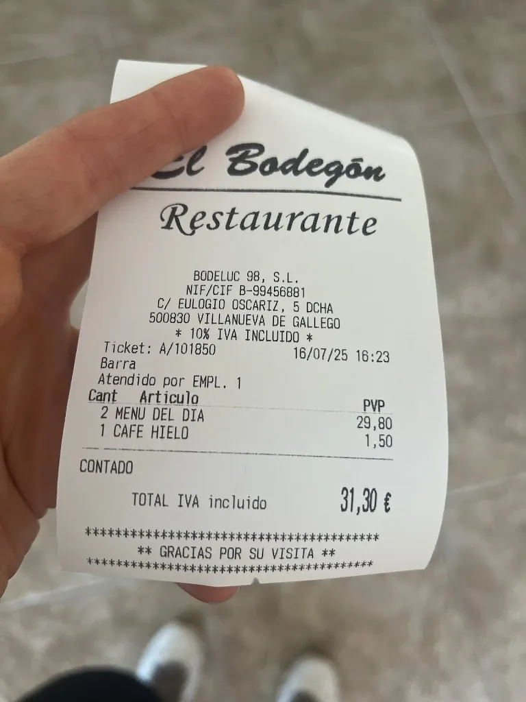 Esther_Restaurante El Bodegón_Villanueva de Gállego_review