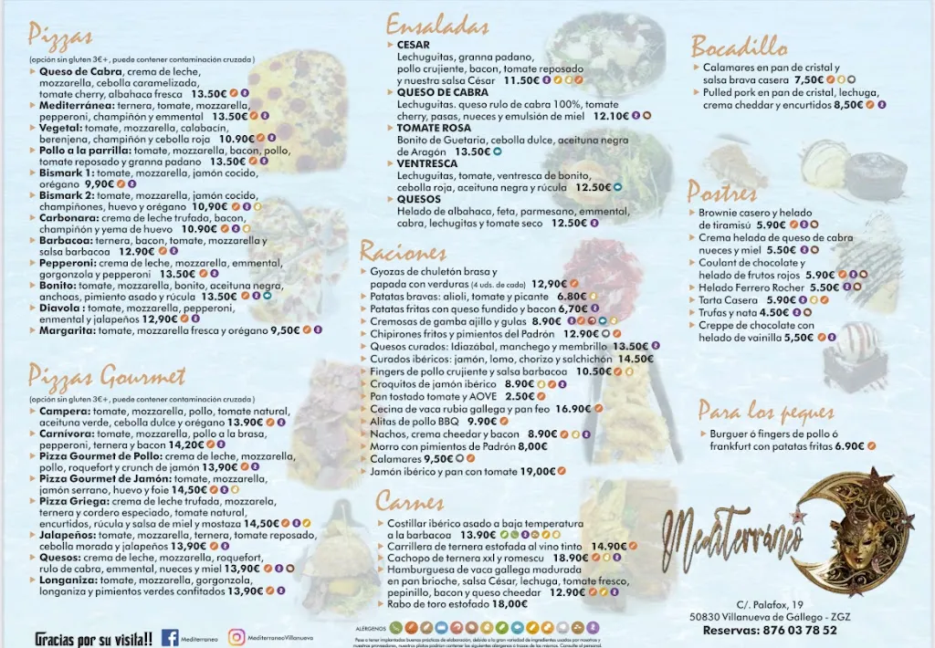 Menu_Restaurante Mediterráneo_Villanueva de Gállego_image_1