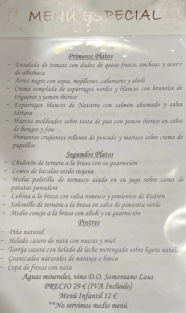 Menu_Parrilla Restaurante La Sarda, S.L._Villanueva de Gállego_immagine_3