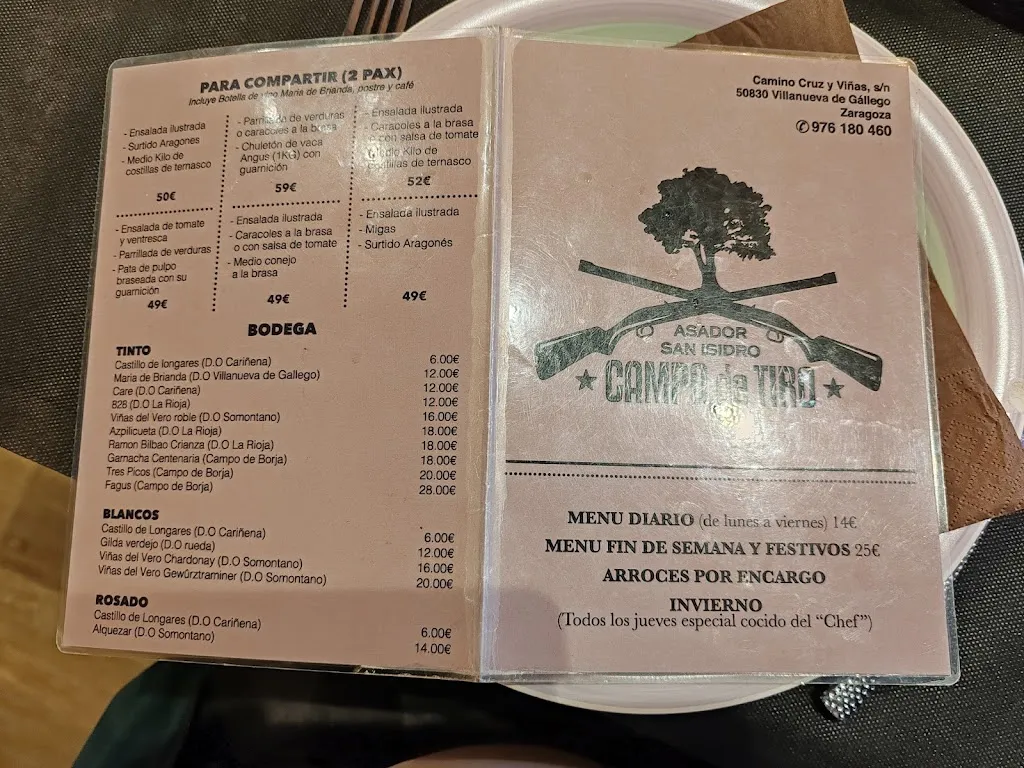 Menu_Campo de tiro San Isidro_Villanueva de Gállego_immagine_2