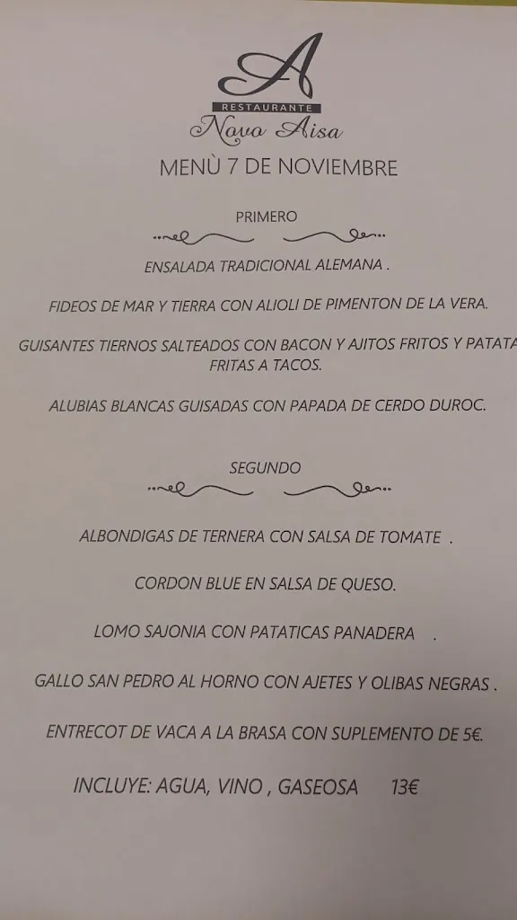 Menu_Restaurante Novo Aisa_Villanueva de Gállego_immagine_1
