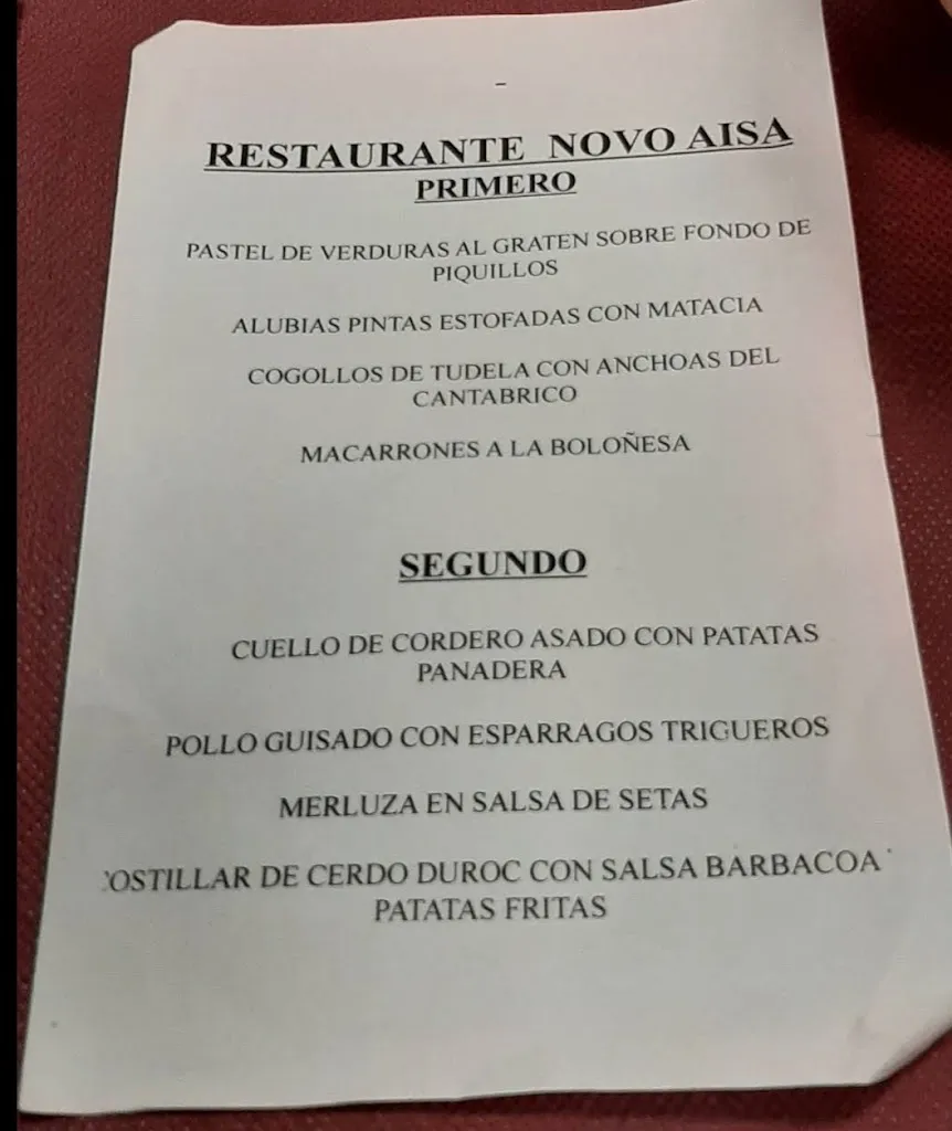 Menu_Restaurante Novo Aisa_Villanueva de Gállego_immagine_3