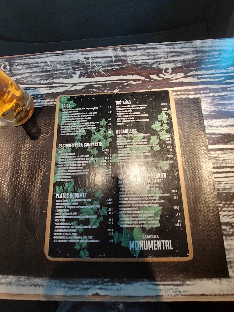 Menu_Taberna La Monumental_Villanueva de Gállego_image_2