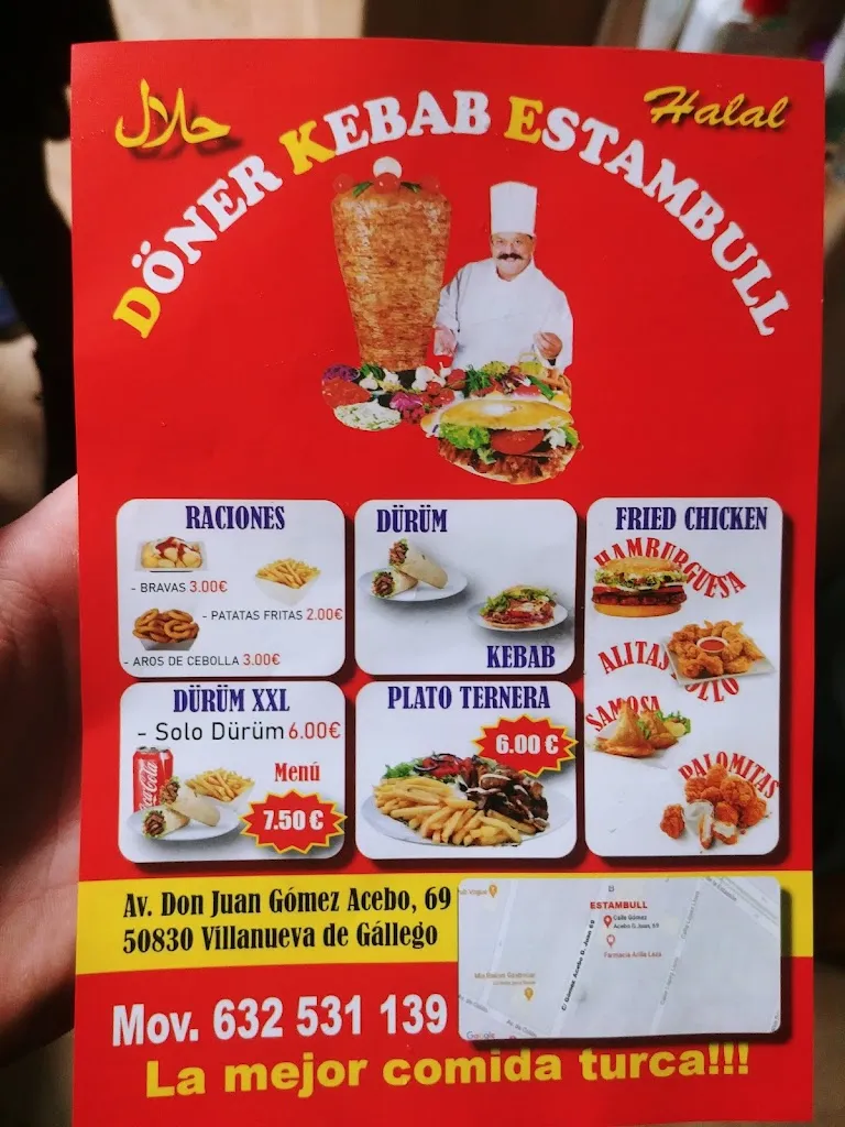 Menu_Doner Kebab Istambul_Villanueva de Gállego_immagine_4