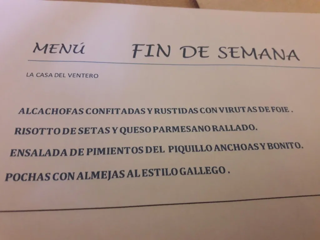 Menu_La Casa del Ventero_Villanueva de Gállego_immagine_4