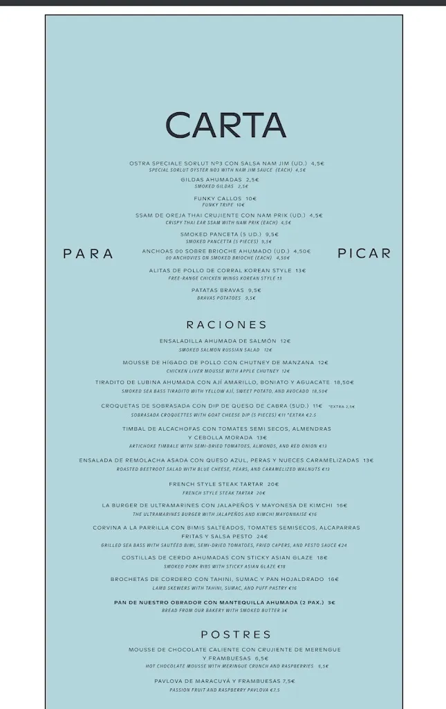 Menu_ULTRAMARINES DEL COSO | SAN JOAQUÍN_Vistabella_image_4