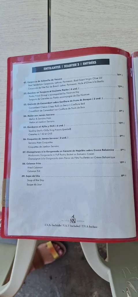 Menu_Mesón Nostrum_Vistabella_image_4