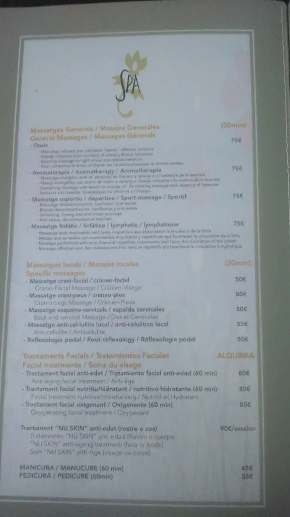 Menu_Hotel Vistabella_Vistabella_image_1