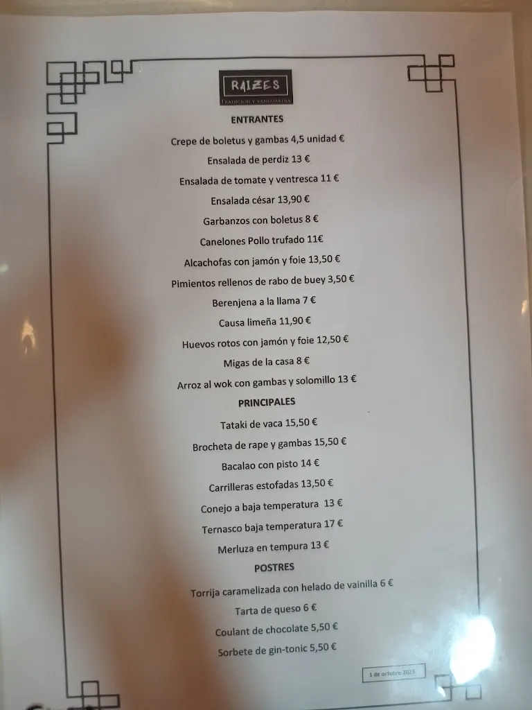 Menu_Raizes Zuera_Zuera_image_1