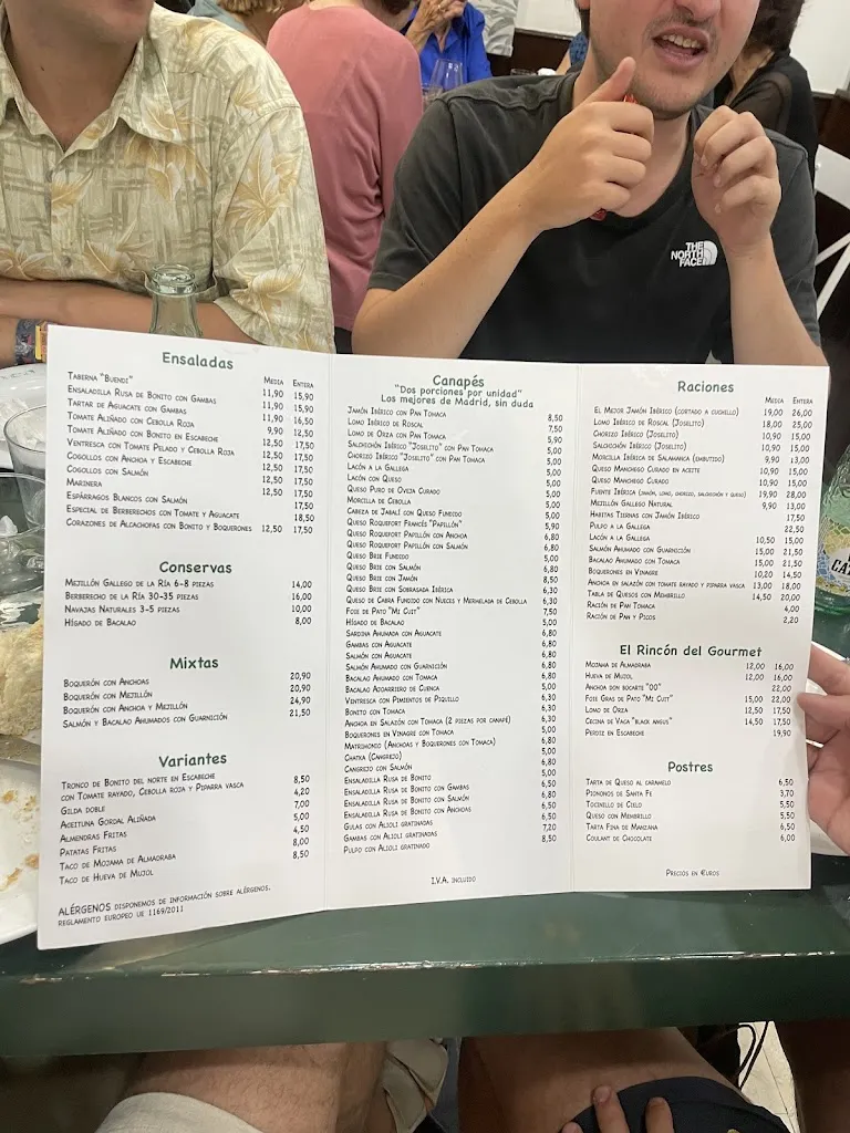 Menu_La Taberna De Buendi - Restaurante en Retiro Madrid_Bernedo_image_4