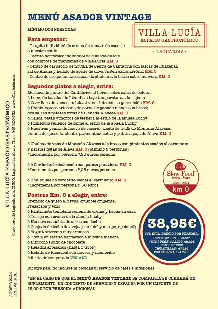 Menu_Villa Lucía - Espacio Gastronómico_Elciego_immagine_2