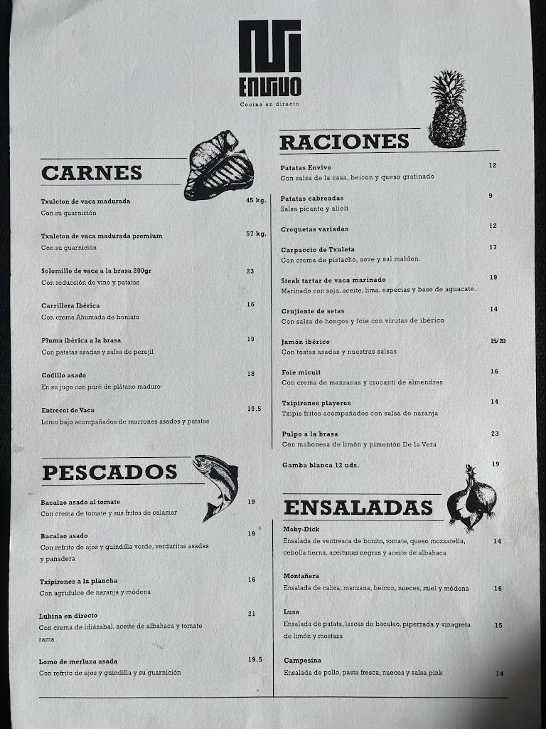 Menü_Restaurante Envivo_Iruraiz-Gauna_Bild_1