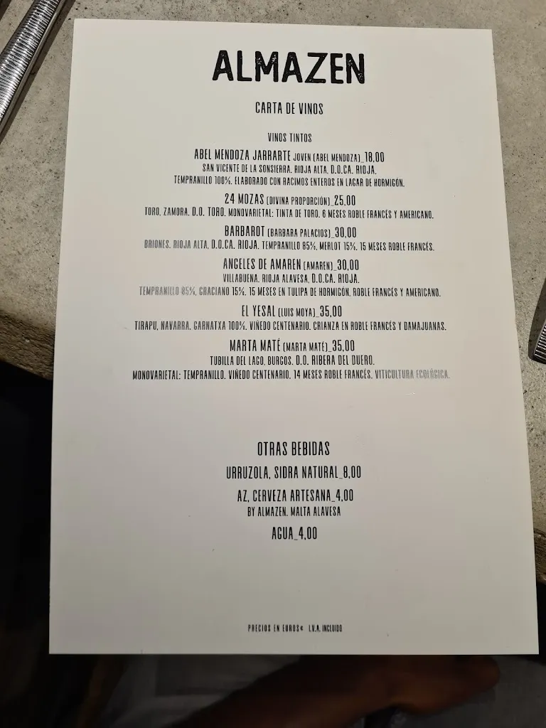 Menu_Restaurante Almazen Salinas_Erriberagoitia/Ribera Alta_image_2