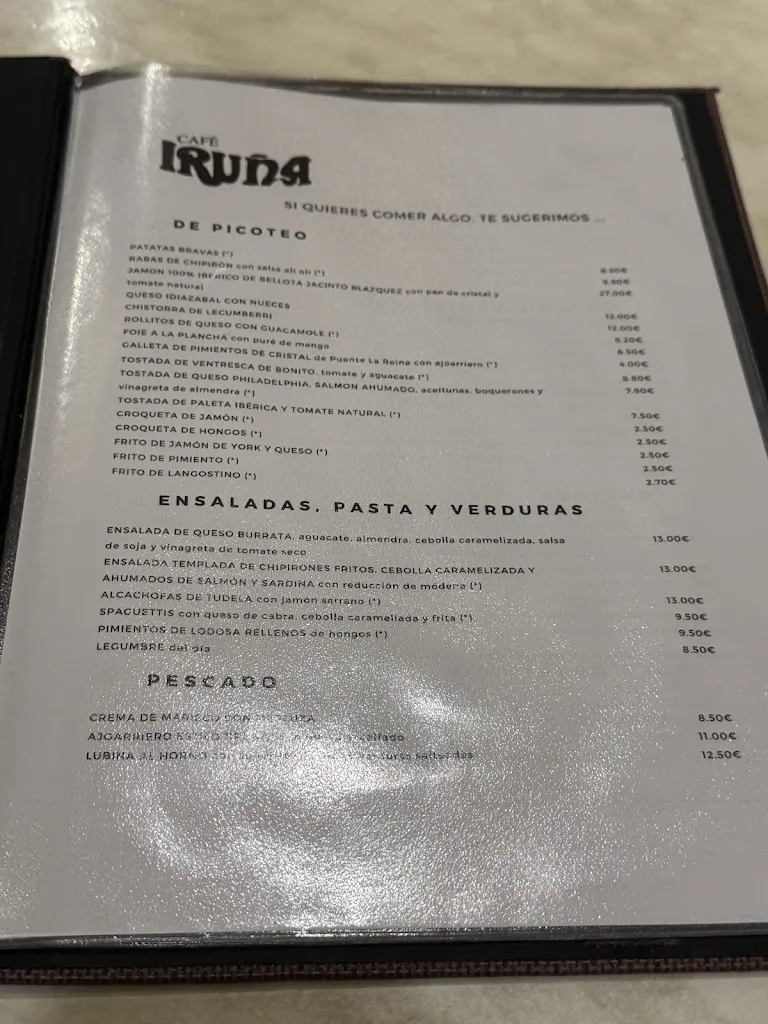 Menu_Café Iruña_Iruña Oka/Iruña de Oca_image_3