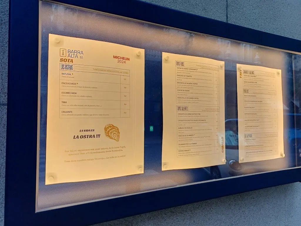 Menu_Restaurante Barra Alta Madrid_Carballo_immagine_3