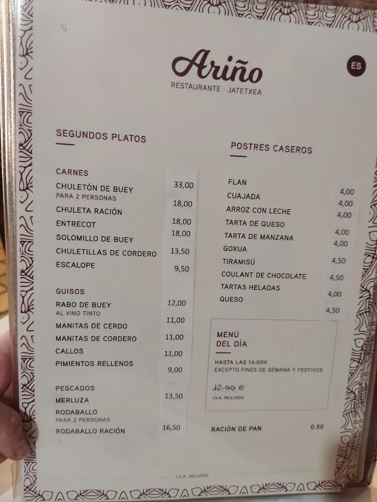 Menu_Restaurante Ariño_Labastida/Bastida_image_3