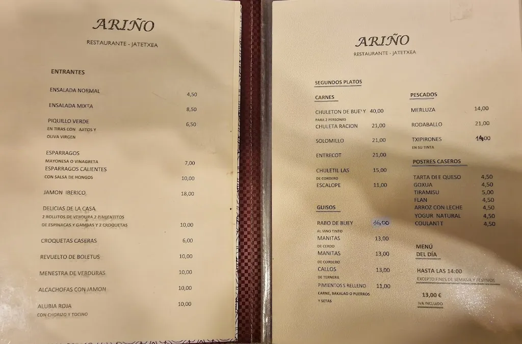 Menu_Restaurante Ariño_Labastida/Bastida_image_4