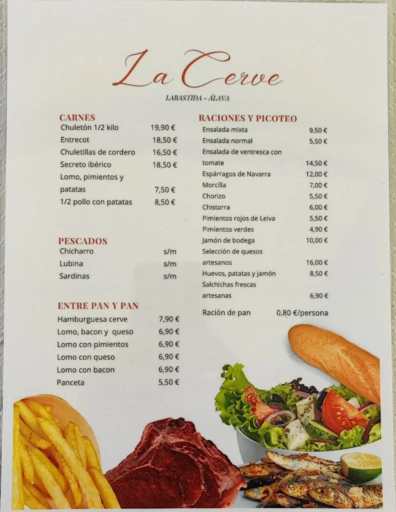 Menu_Pollos Asados Cerveceria 