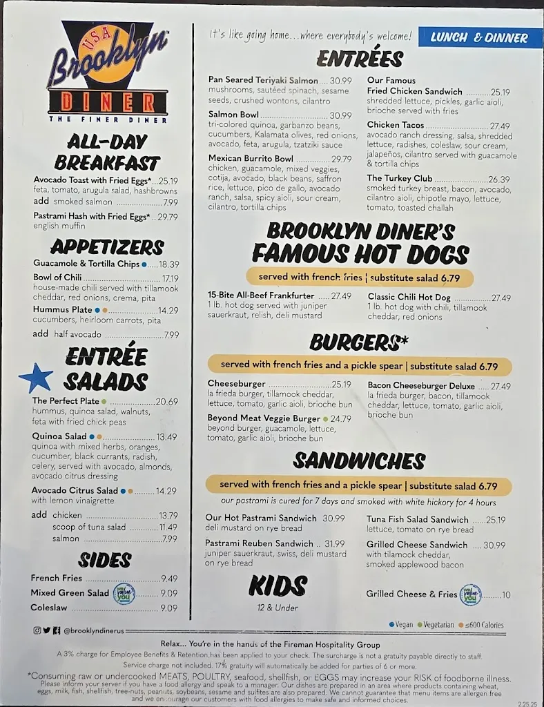 Menu_Brooklyn Diner (LaGuardia)_Laguardia_immagine_3