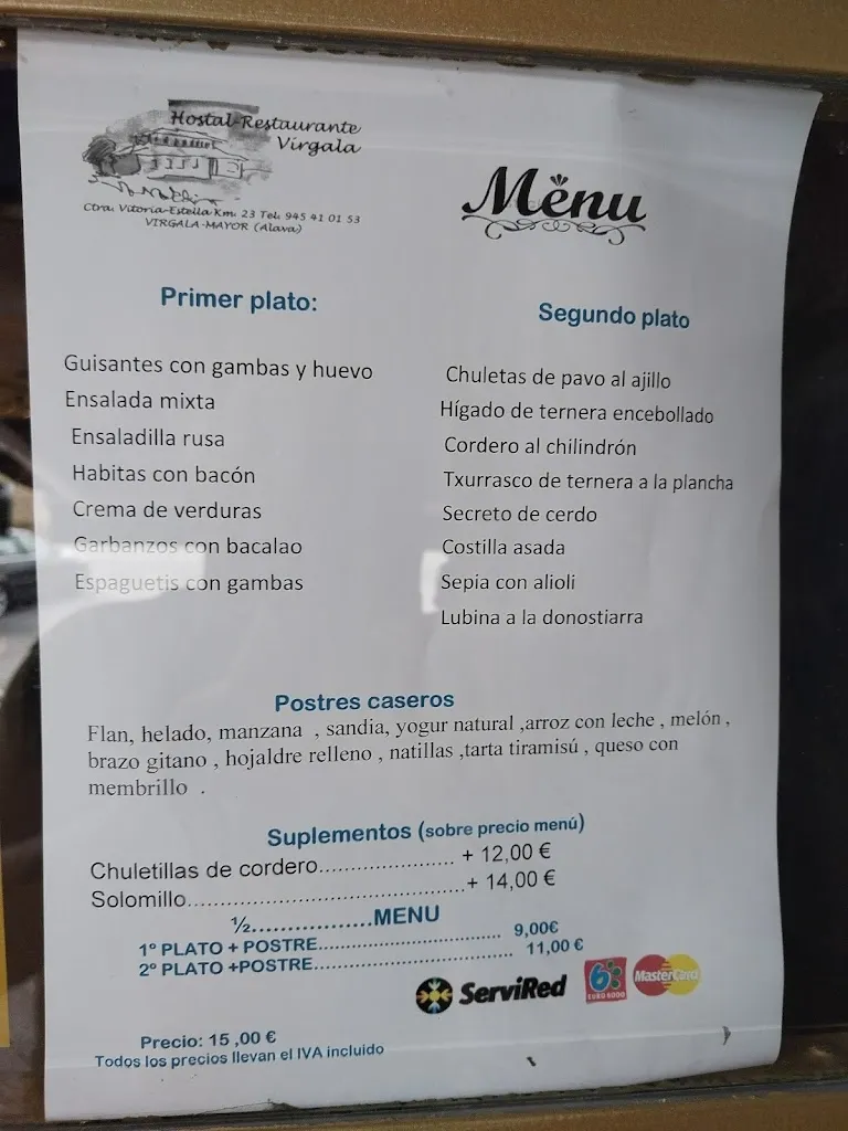 Menu_Hostal-Restaurante Virgala_San Millán/Donemiliaga_image_2