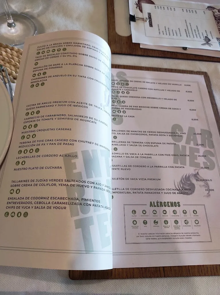 Menu_Restaurante La Huerta Vieja_Yécora/Iekora_image_1