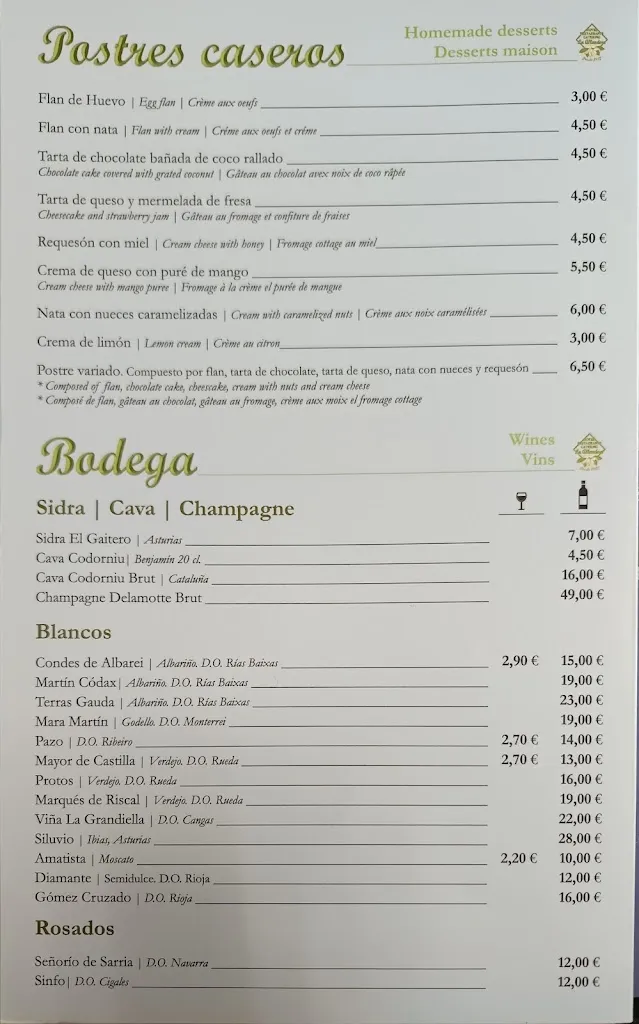 Menu_Hotel Nueva Allandesa_Allande_image_1