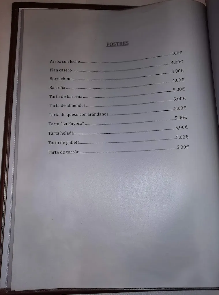 Menu_La Fuyeca_Belmonte de Miranda_image_3