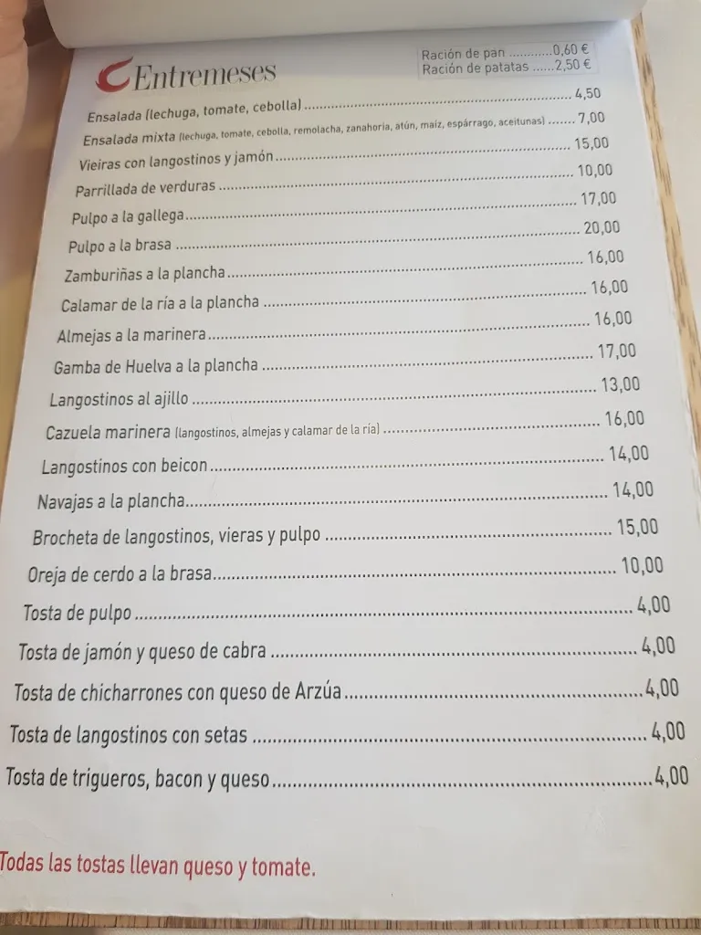 Menü_Brasería Carballo_Carballo_Bild_4