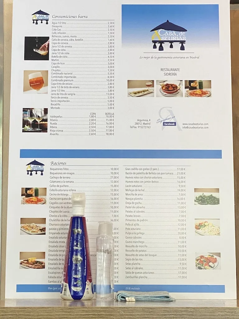 Menu_Casa de Asturias_Cabrales_image_1