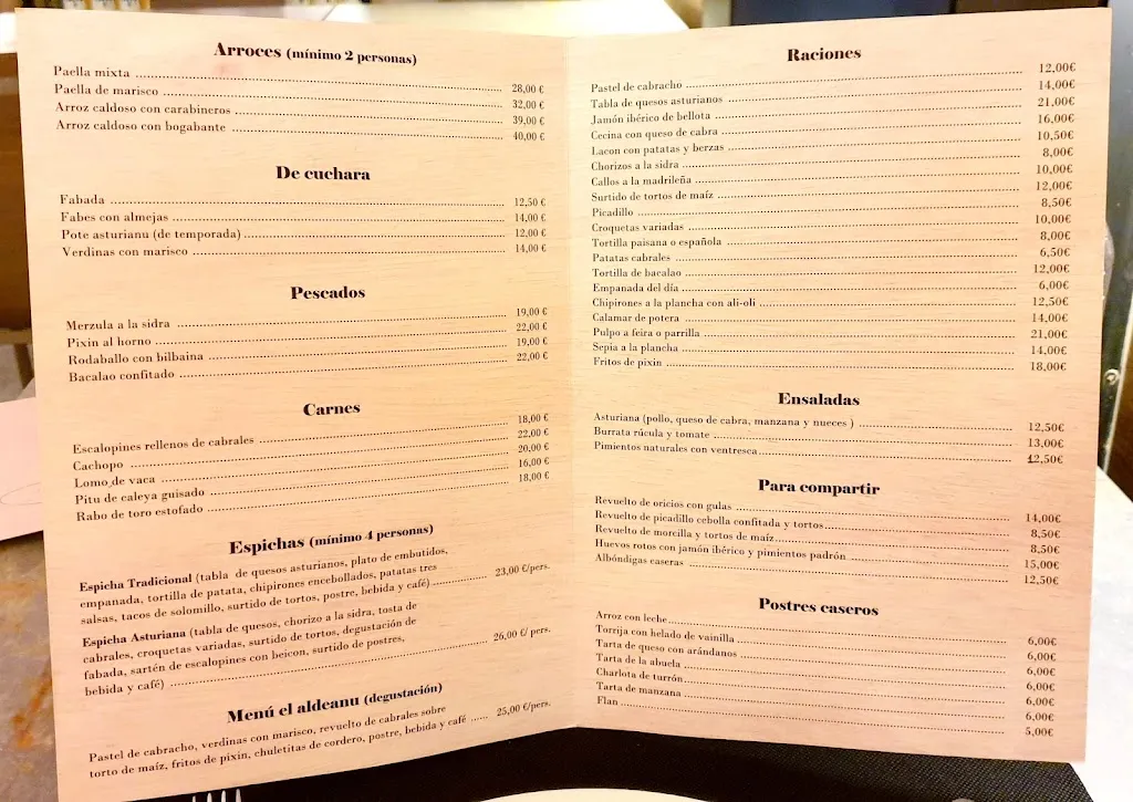 Menu_El Escarpín_Cabrales_immagine_4