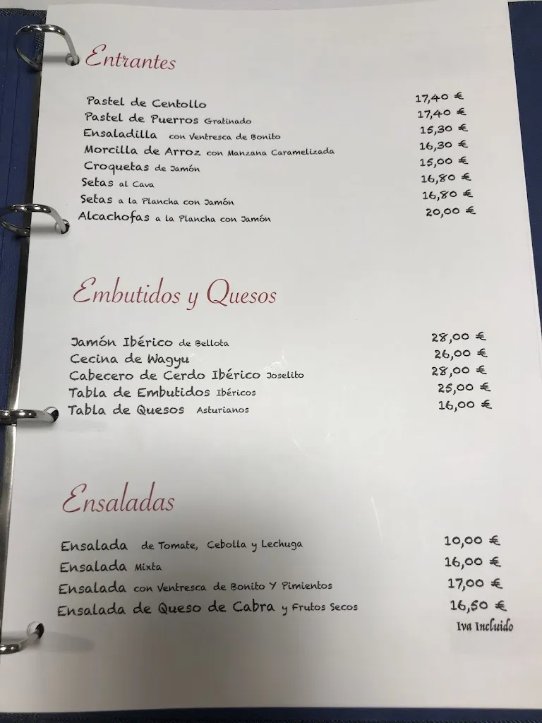 Menu_Sidrería Cabranes_Cabranes_image_1