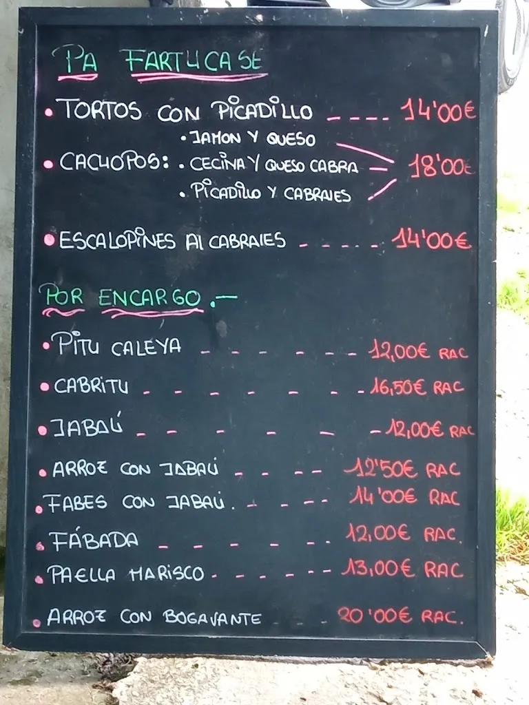 Menu_bar el llanu_Cabranes_image_2