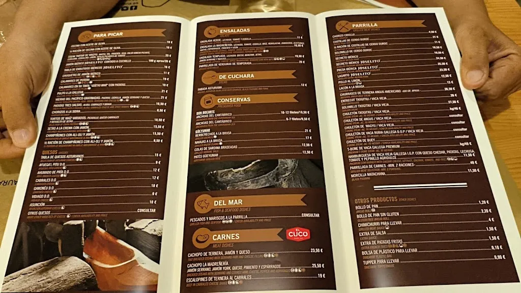 Menu_La Madreñeria_Cangas de Onís_image_2