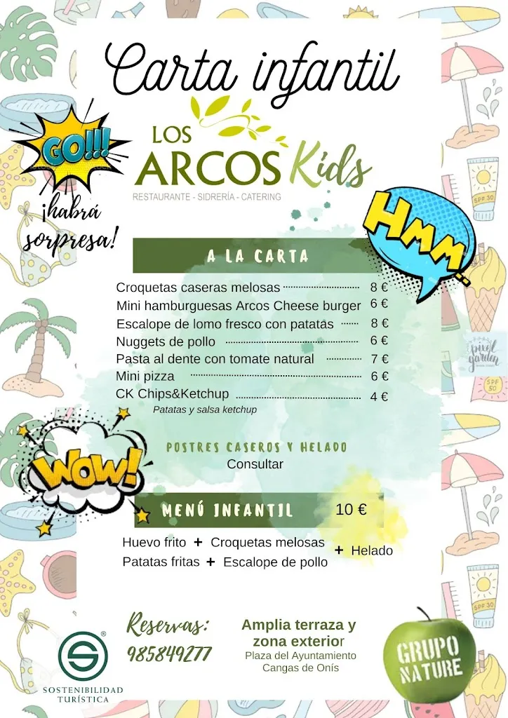 Menu_Restaurante Los Arcos_Cangas de Onís_immagine_2