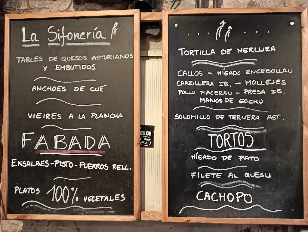 Menu_La sifoneria_Cangas de Onís_image_1