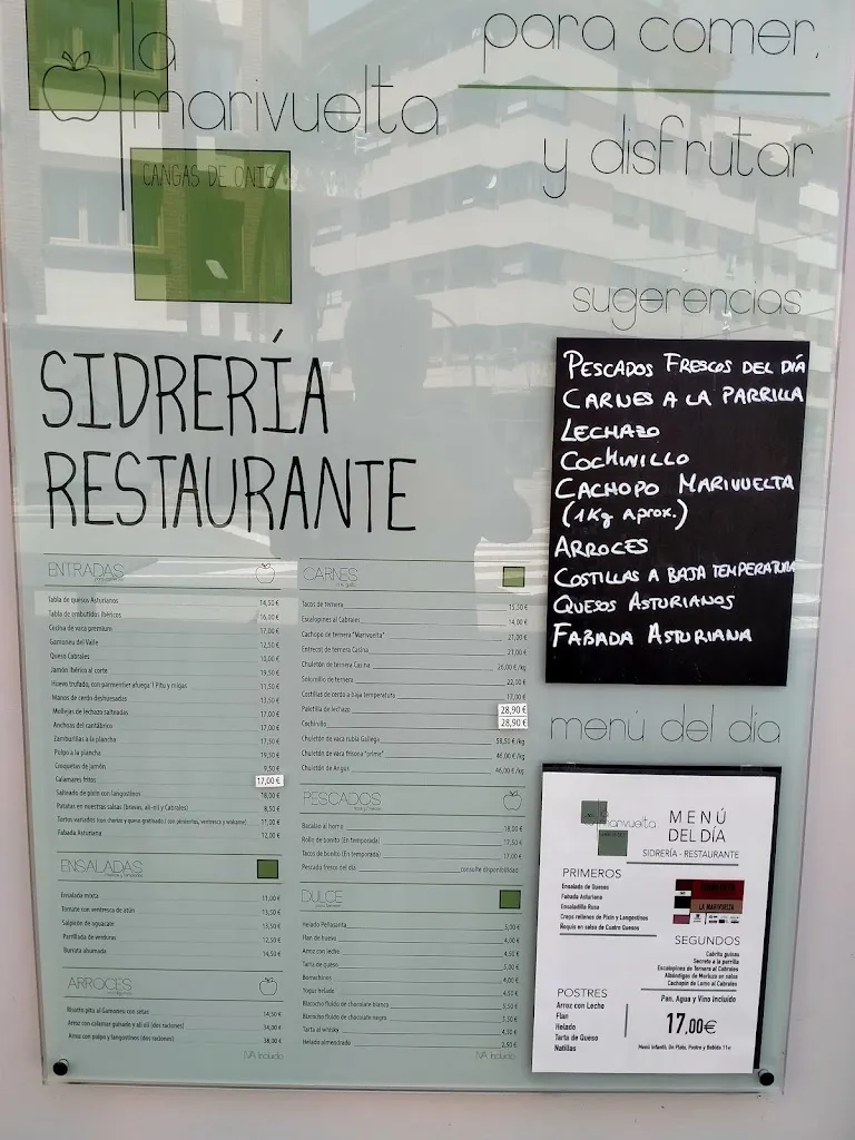 Menu_Sidrería Restaurante La Marivuelta_Cangas de Onís_image_2
