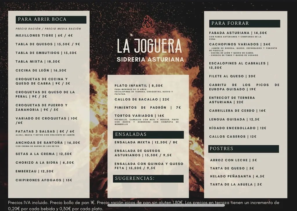 Menu_La Joguera_Cangas de Onís_immagine_4