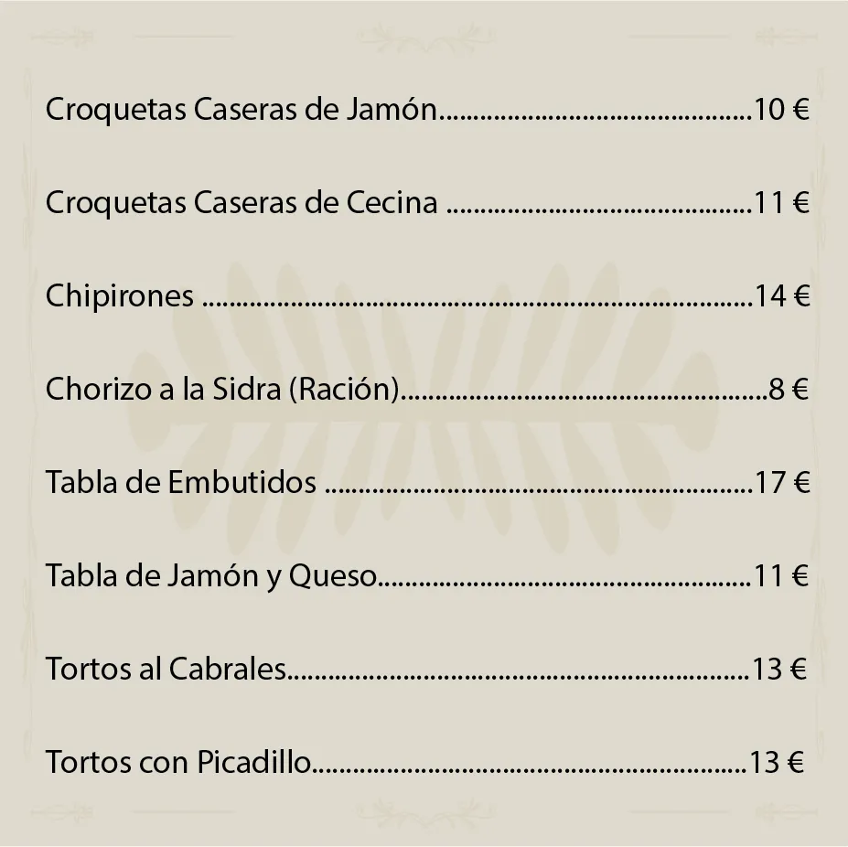 Menu_Bar Restaurante Picu La Vieya_Cangas de Onís_image_2