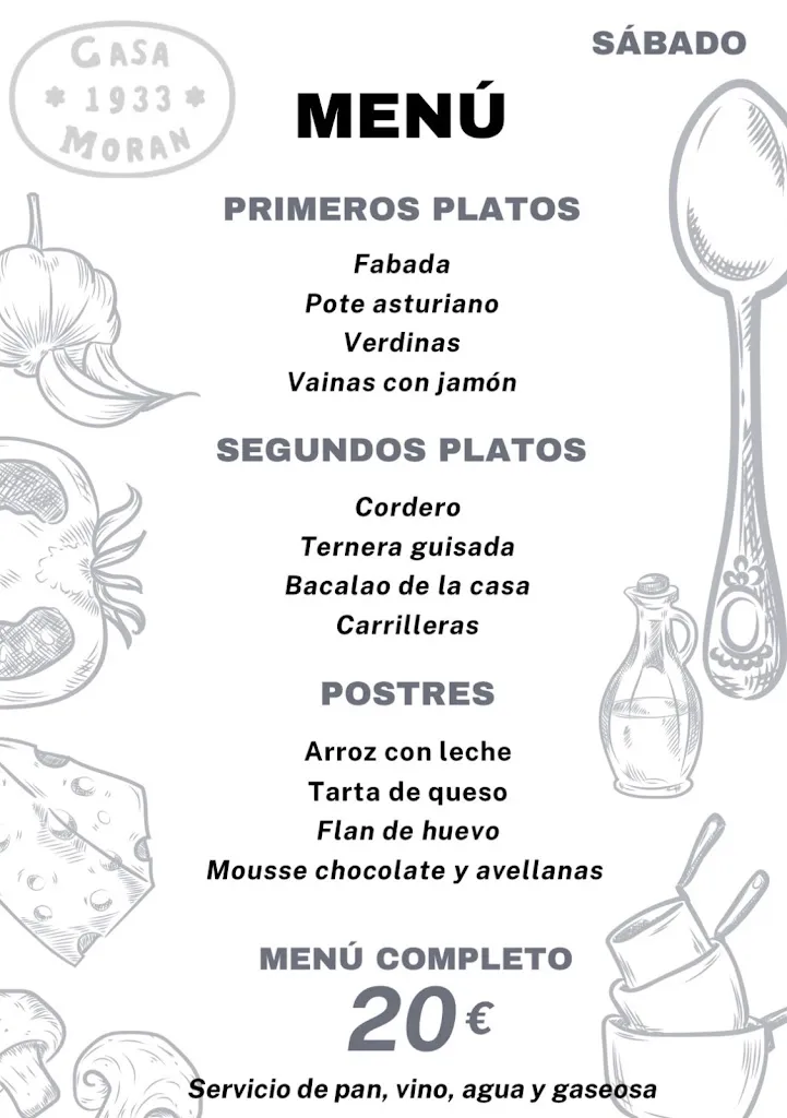 Menu_Casa Morán - Restaurante y alojamiento rural -_Amieva_image_4
