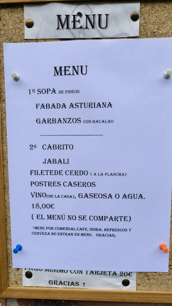 Menu_Hotel Rural Restaurante Casa Ricardo Sellaño_Amieva_image_2