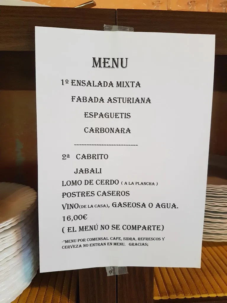 Menu_Hotel Rural Restaurante Casa Ricardo Sellaño_Amieva_image_4