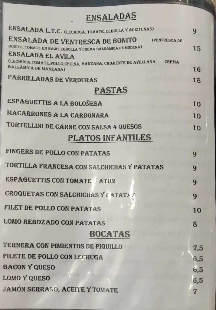 Menu_El Ávila Gastrobar_Amieva_image_1