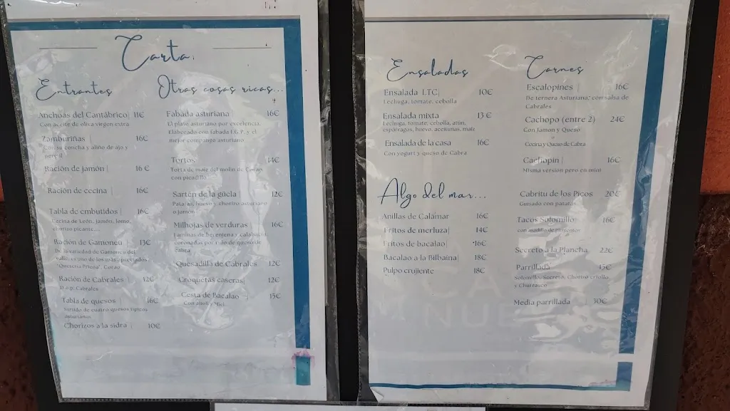 Menu_La Casa Nueva_Amieva_image_4