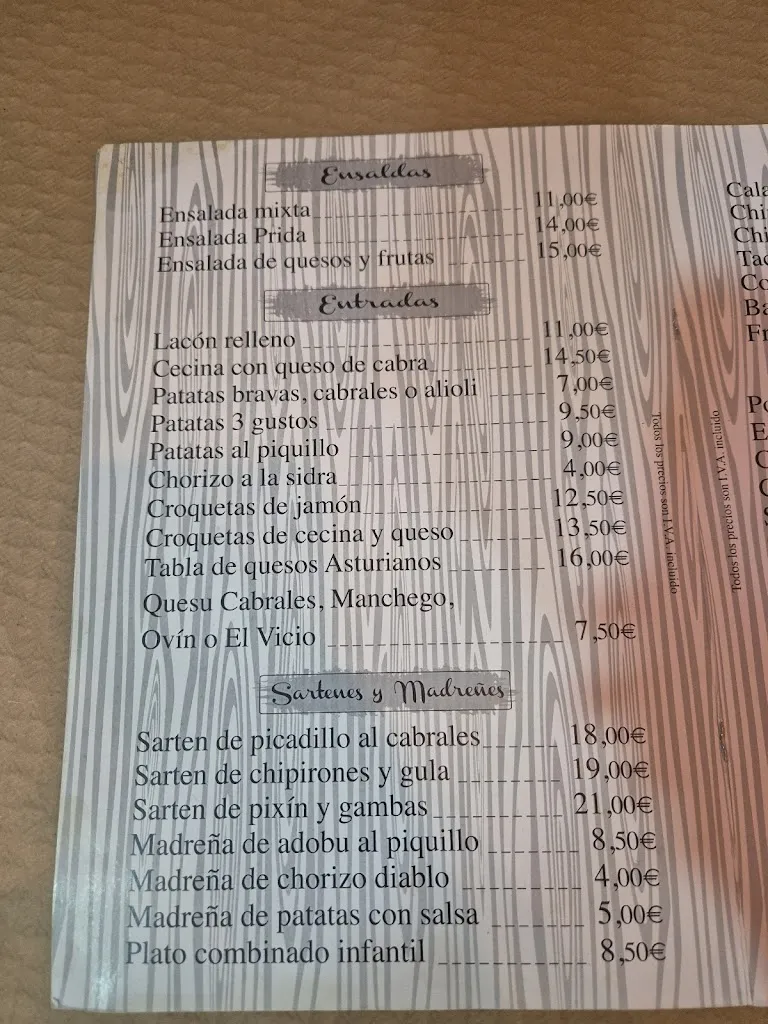 Menu_Sidrería Prida_Bimenes_image_1