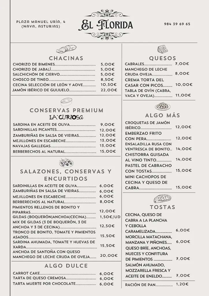 Menu_Tasca El Florida Nava_Bimenes_immagine_1