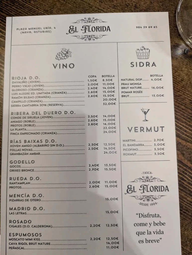 Menu_Tasca El Florida Nava_Bimenes_immagine_4