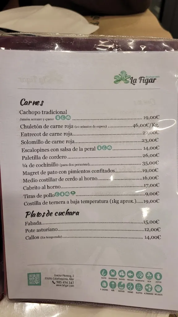 Restaurante La Figar restaurant in Bimenes