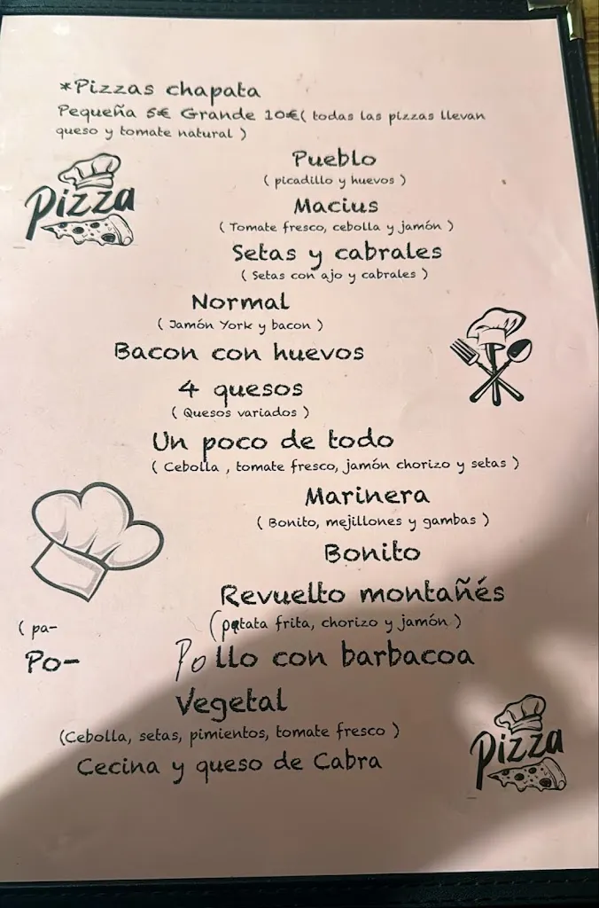 Menu_Restaurante Feleches_Bimenes_immagine_3